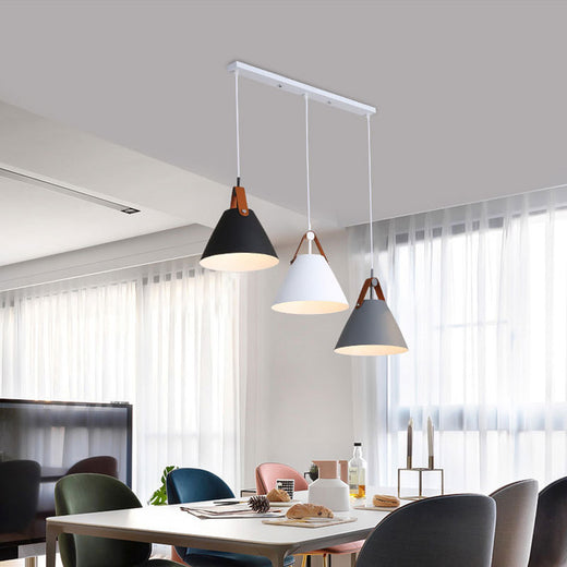 Nordic Iron Pendant Chandelier with LED