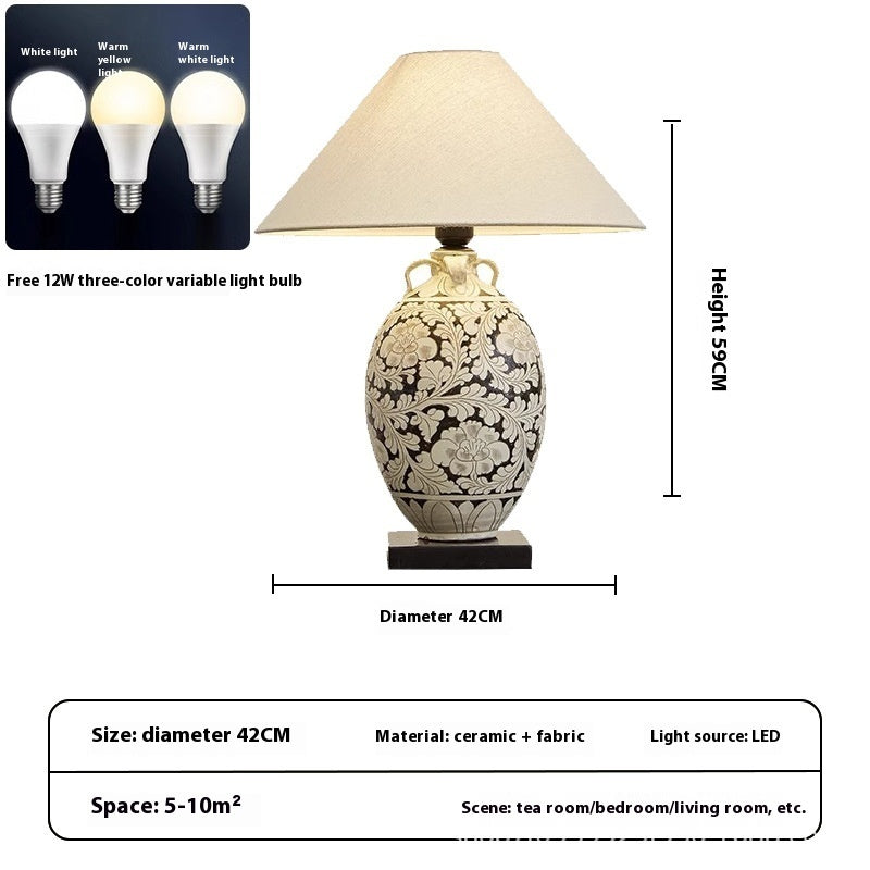 New Chinese Style Study Room Decoration Table Lamp