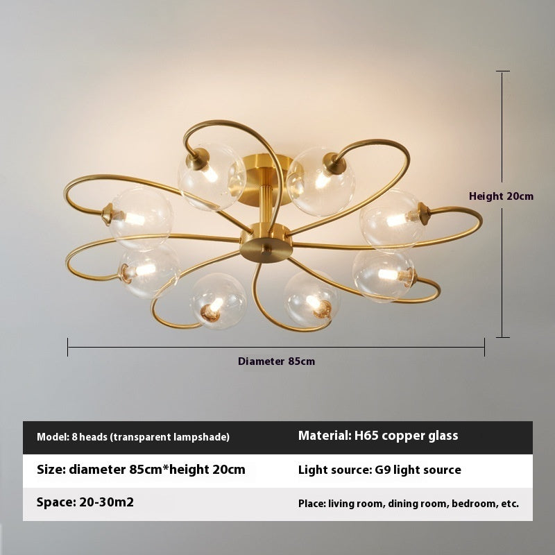 Living Room Chandelier Modern Simple Home Bedroom Ceiling Lamp