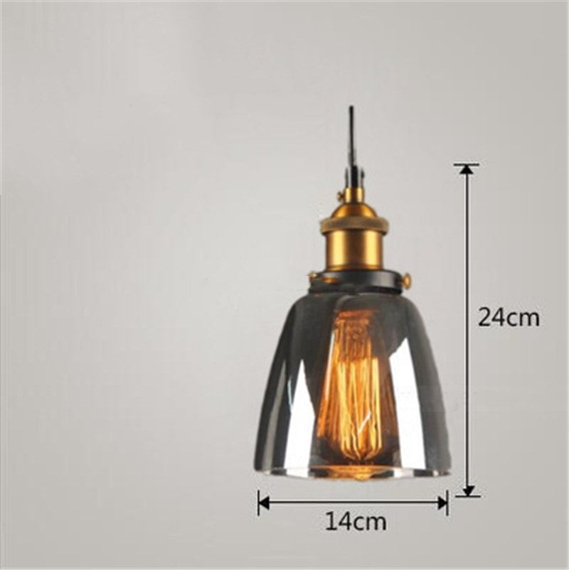 Nordic Industrial Glass Pendant Chandelier