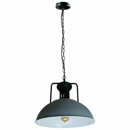 Grey Industrial Metal Chain Pendant Light~3807