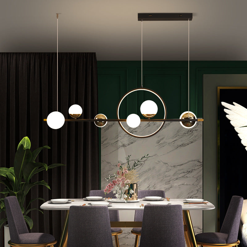 Nordic Iron Pendant Chandelier Modern Restaurant