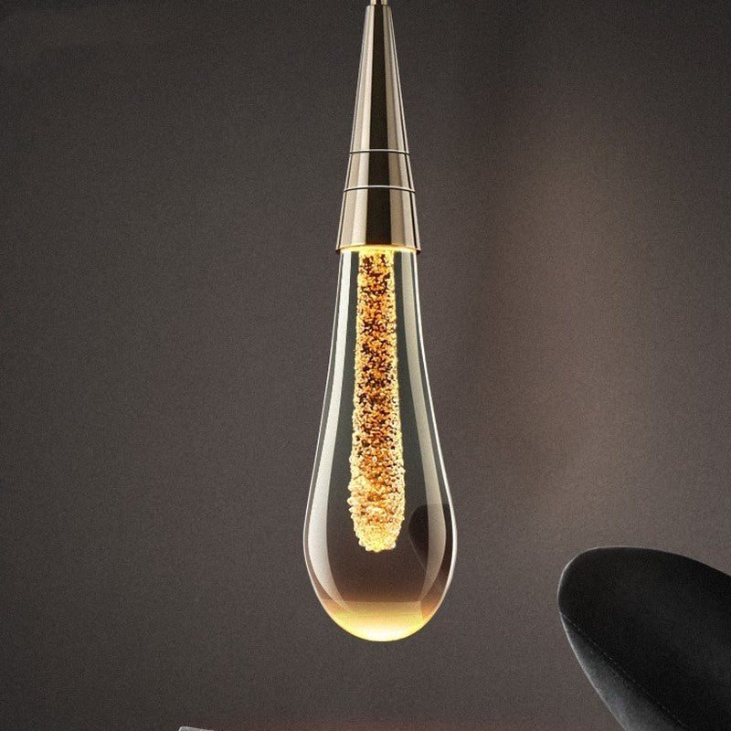 Modern Crystal Pendant Light - Adjustable