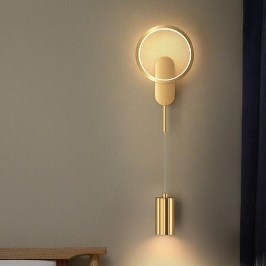 Nordic Iron Wall Sconce with Integrated LED