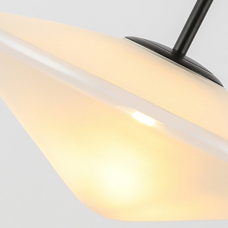 Nordic Post-modern Light Luxury UFO Glass Chandelier