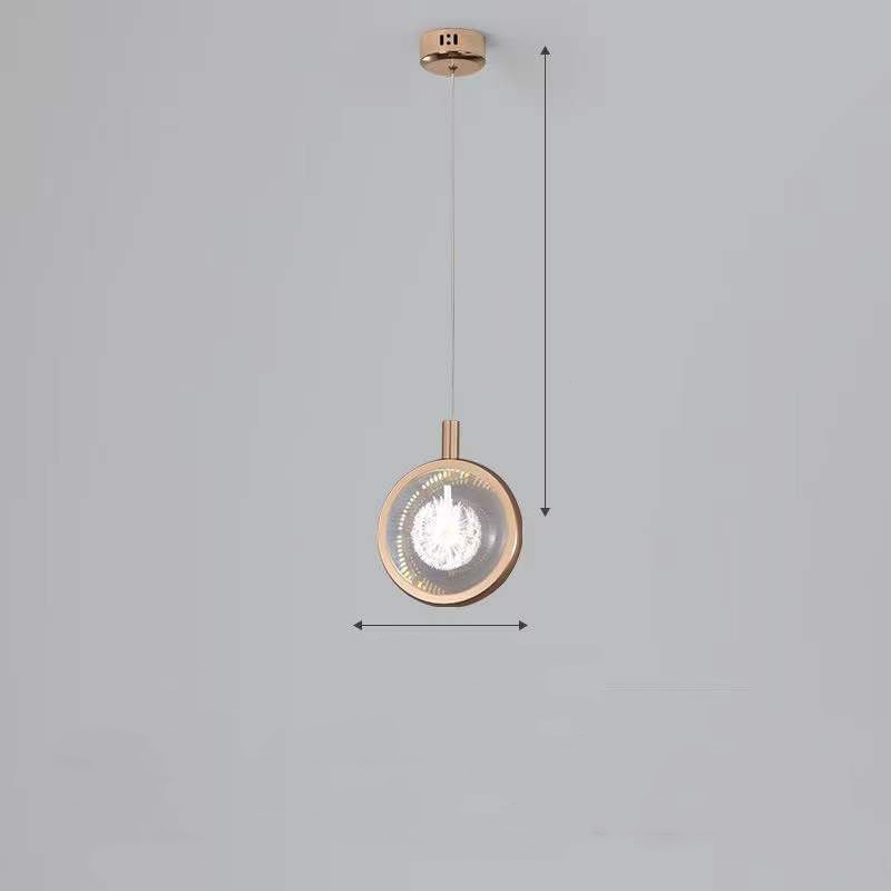 Nordic Art Single Head Pendant Light, Aluminum Alloy