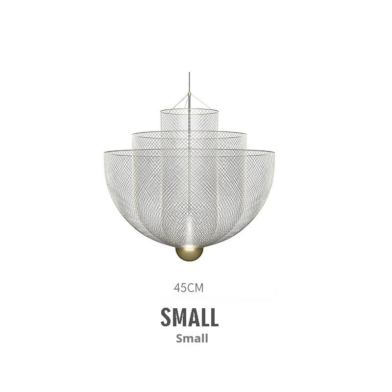 Nordic Mesh Shadow Crystal Pendant Light