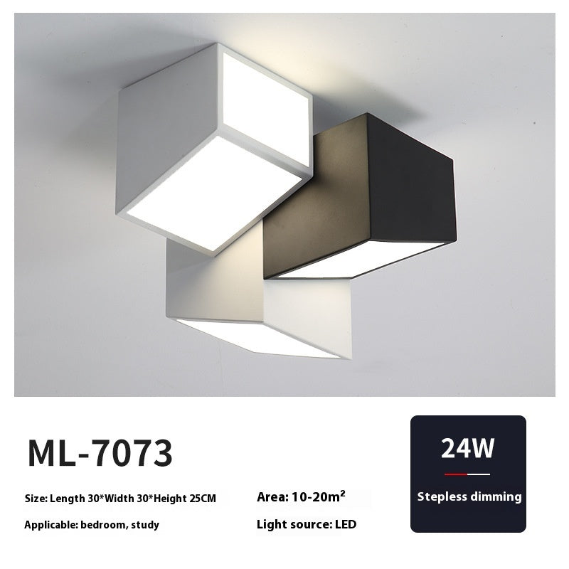 Bedroom Ceiling Lamp Minimalist Black And White Corridor Aisle Light