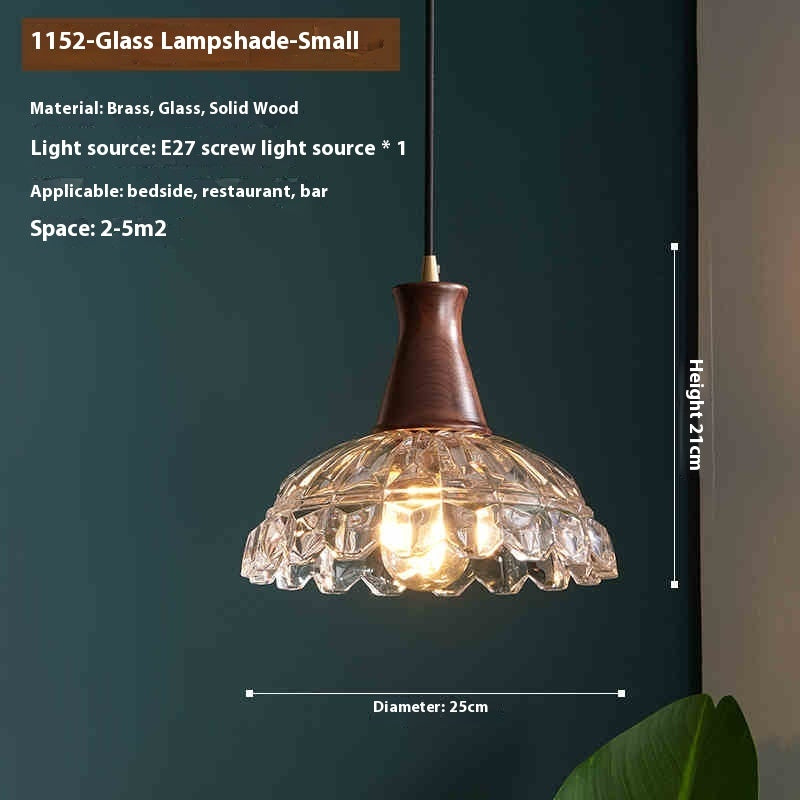 Bedroom Bedside Brass Ceramic Small Droplight