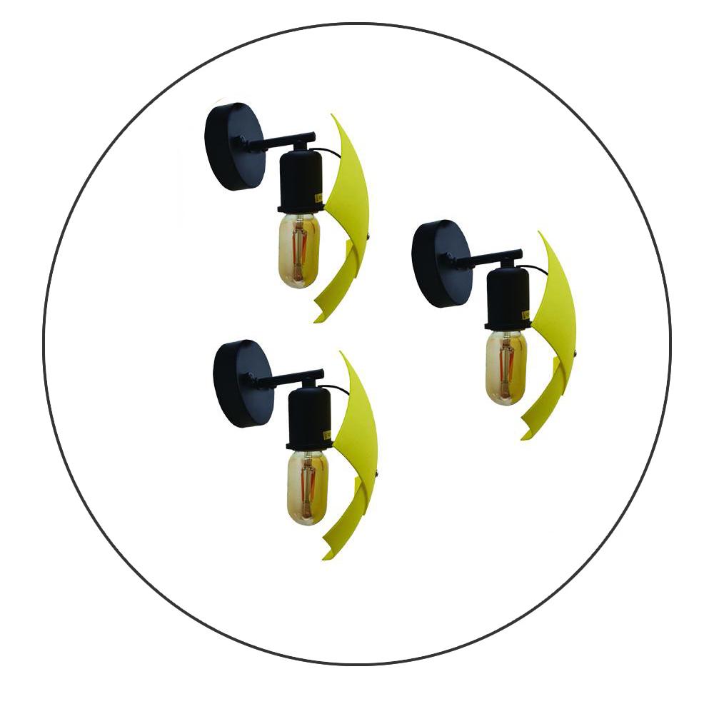3 Pack Modern Wall Light Indoor Sconce Lighting Lamp Fixture With LED
