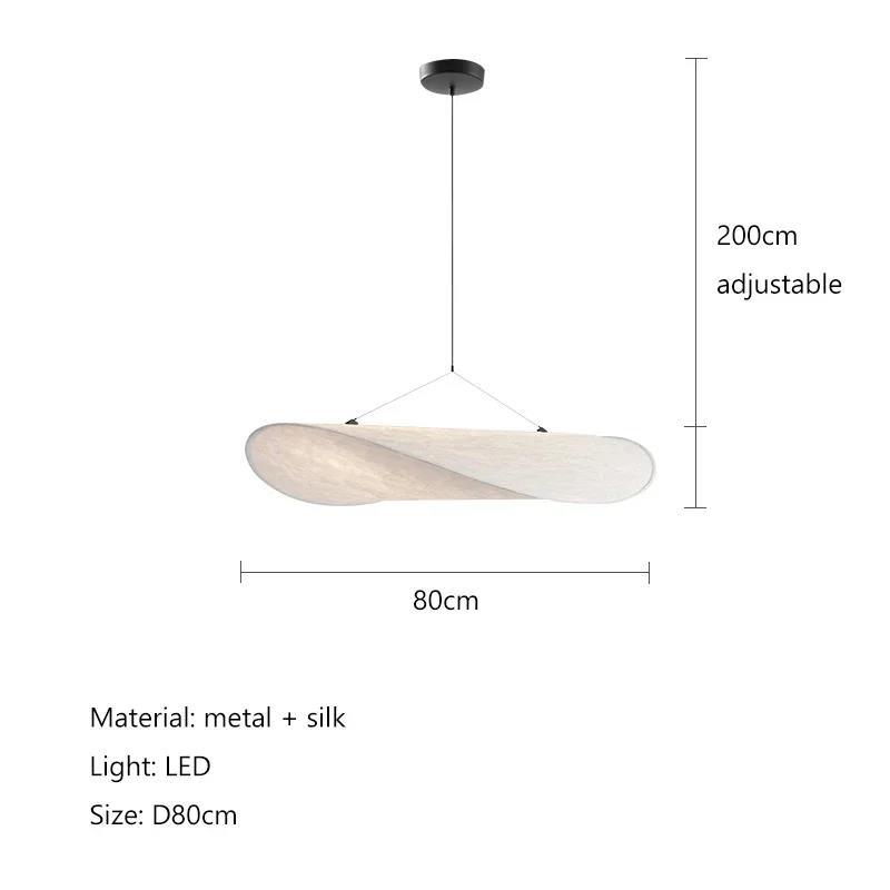 LED Metal Silk Chandelier Pendant Light