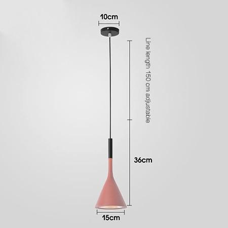 Iron & Aluminum Single Head Pendant Light