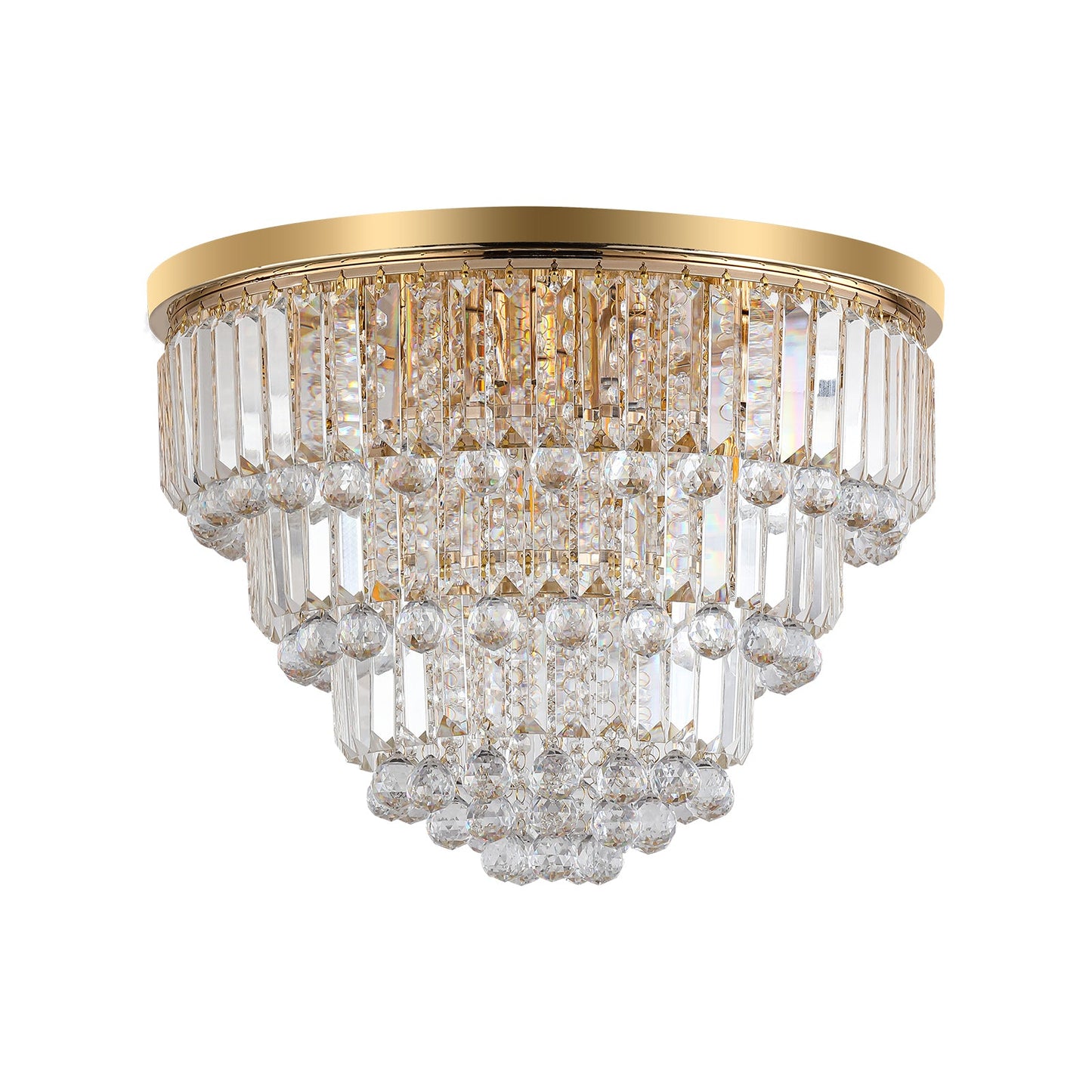 Gold luxury modern style crystal lights,large ceiling