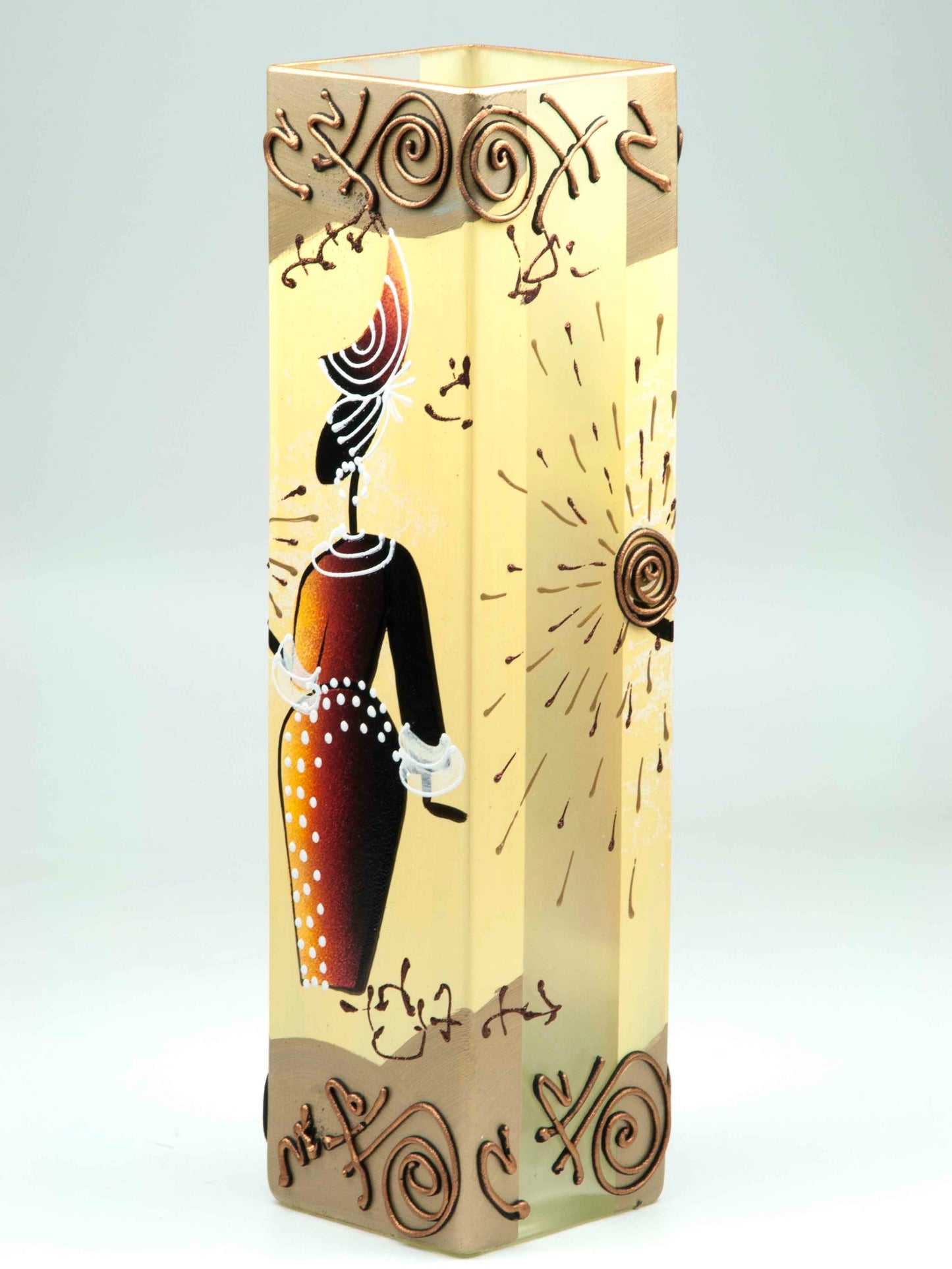 Art Decorative Glass Vase 6360/400/Sh065.2