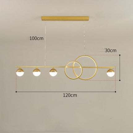 Modern Aluminum Pendant Light | Nordic Dining Design