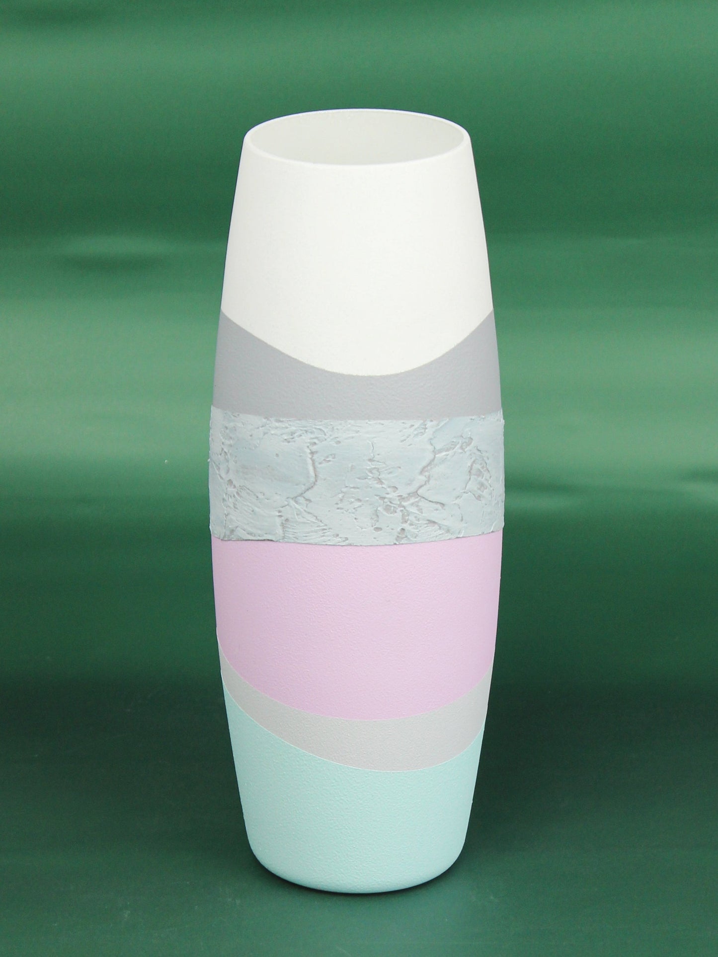 table gray art decorative glass vase 7736/300/sh345