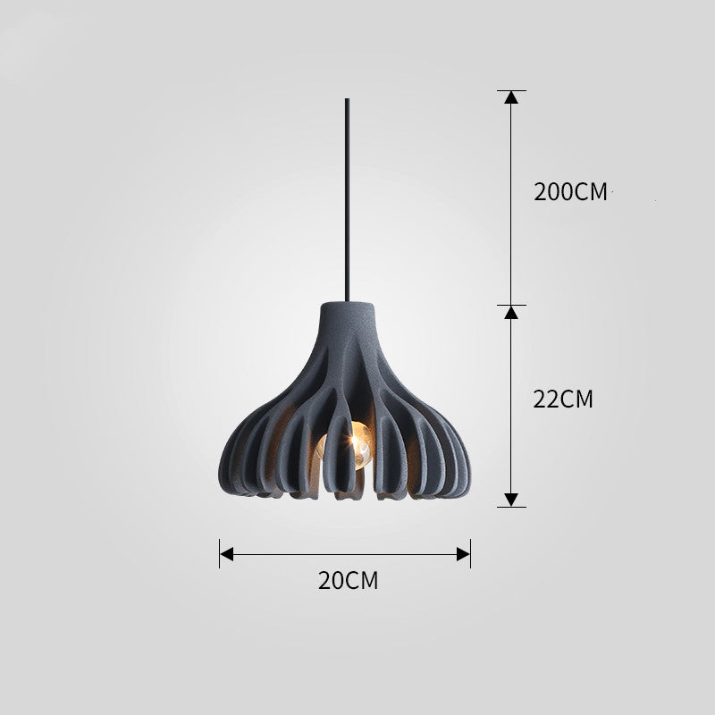 Nordic Resin Iron Pendant Light Chandelier