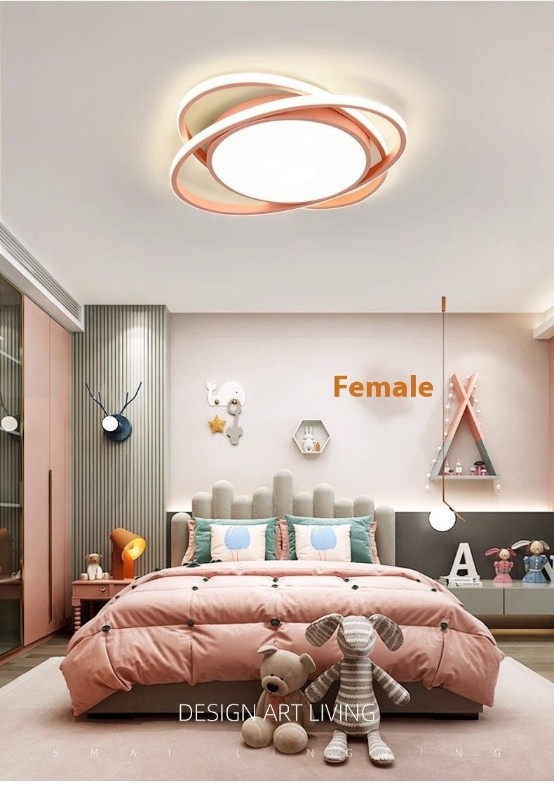 Master Bedroom Lamp New Simple Modern Atmosphere Living Room Ceiling Round Balcony