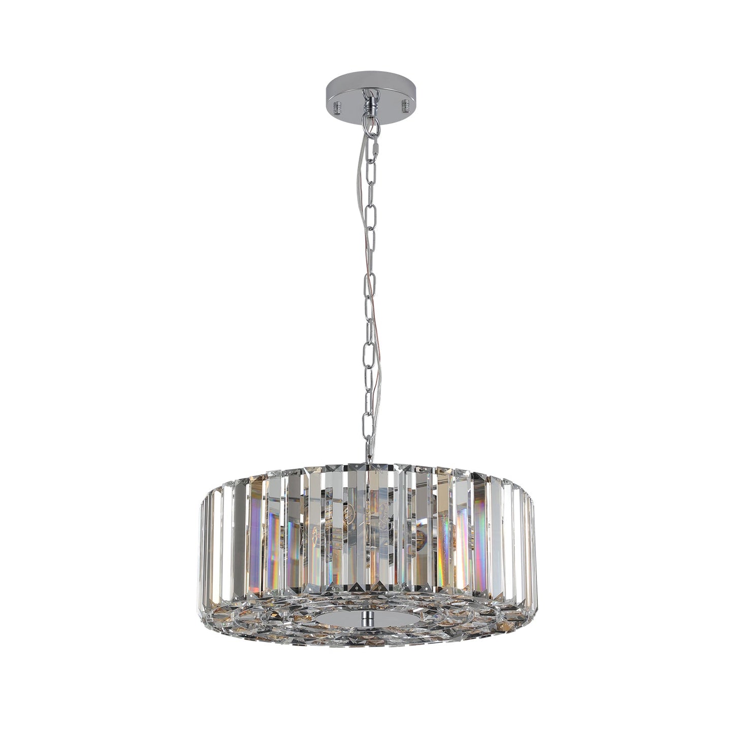 Modern Crystal Chandelier for Living-Room Round Cristal Lamp Luxury