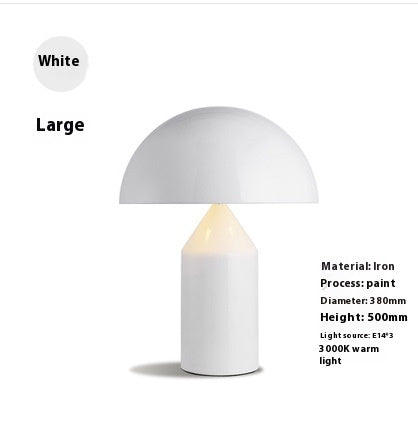 Hardware Mushroom-shaped Haircut Table Creative Bedside Lamp
