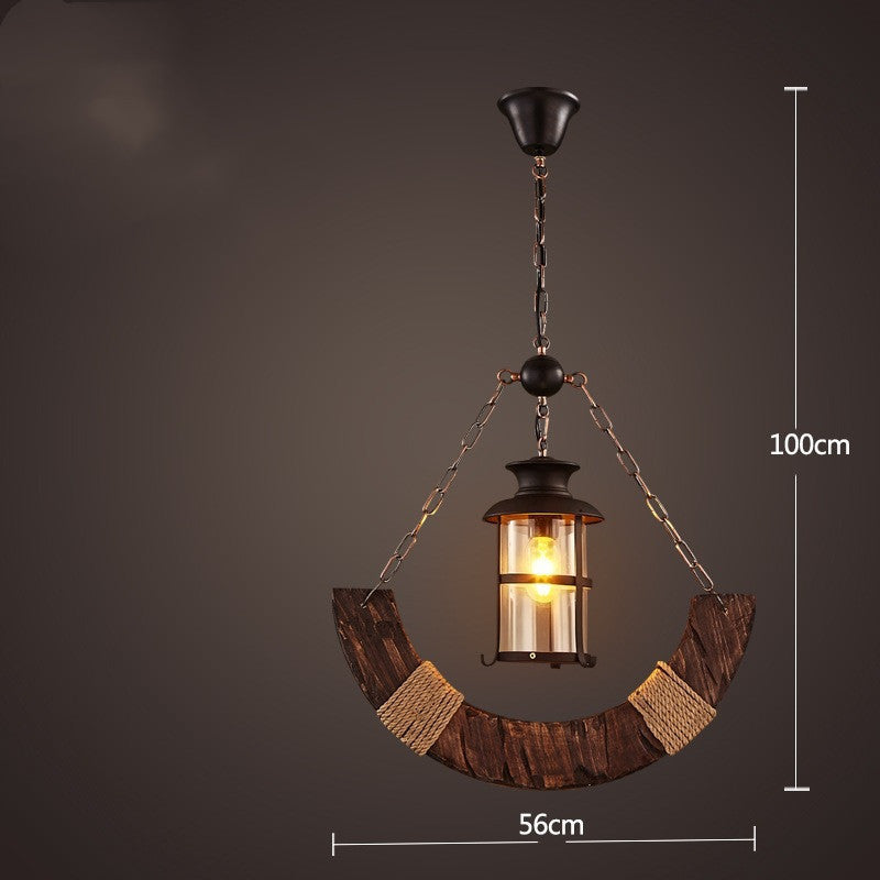 Bar American Chandelier Retro Chandelier Creative Lamp