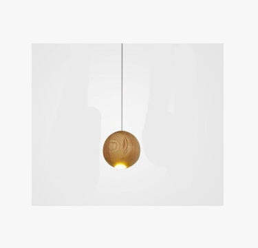 Nordic Solid Wood Ball Pendant Light Chandelier
