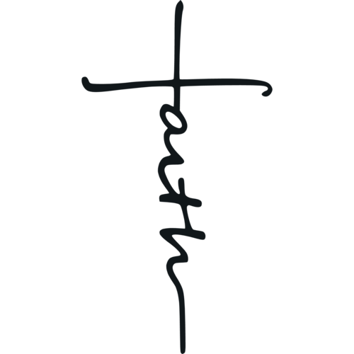 Faith Cross - Metal Wall Art