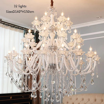 Crystal Chandelier Modern Minimalist Dining Room Lamp