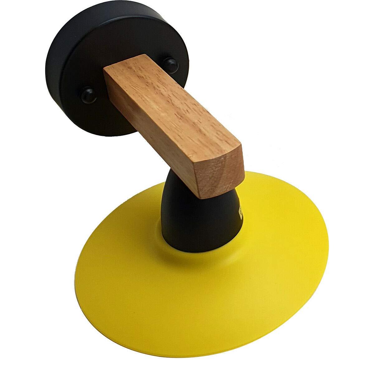 2 Pack Yellow Modern Vintage Wood Wall Light fixtures~1019