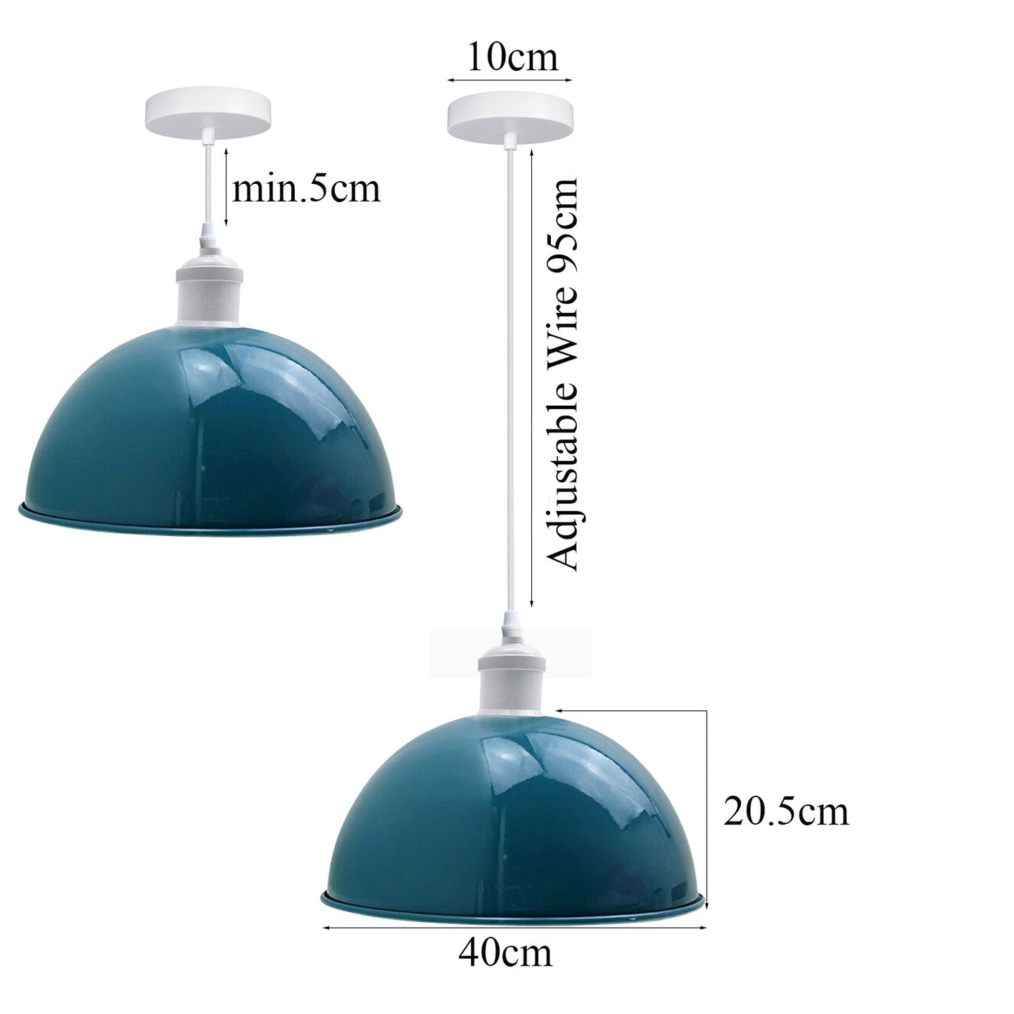 Modern Industrial Pendant Lights UK | Pack of 4 ~3576