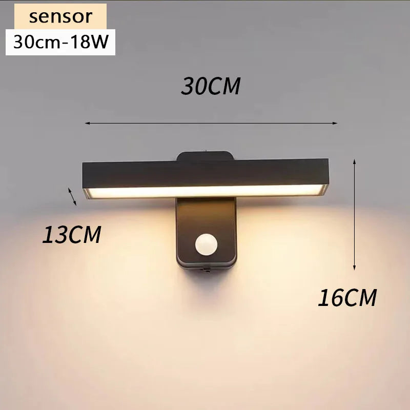 Rotatable LED Outdoor Wall Lamp IP65 3000K