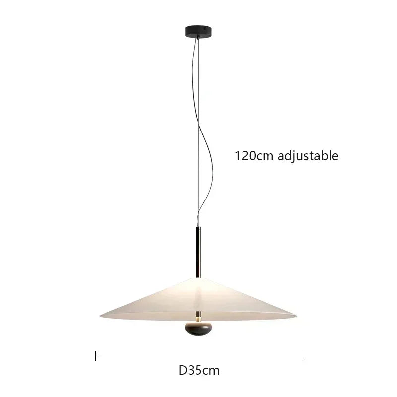 Minimalist Glass Pendant Light for Dining Room