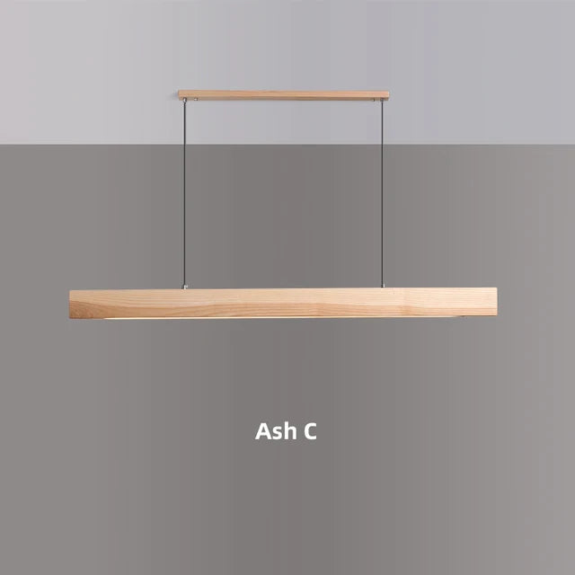 Nordic Wood Pendant Light for Dining Room