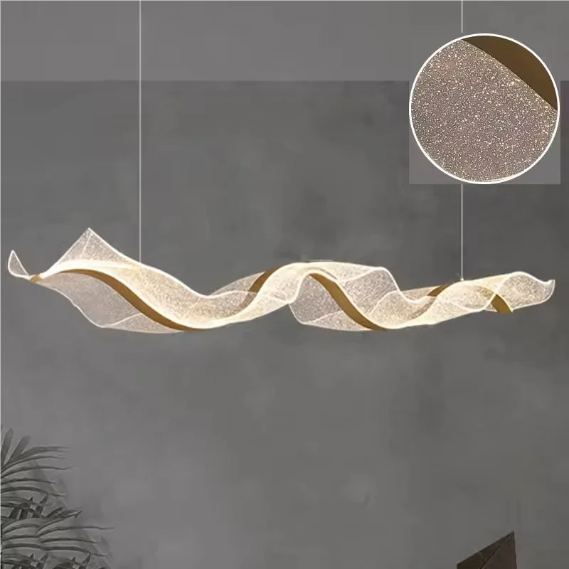 Nordic Wave LED Pendant Light for Dining Room
