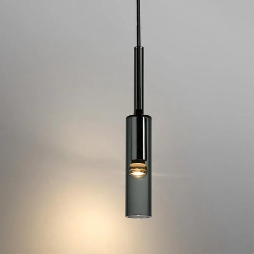 Minimalist Iron Glass Pendant Light for Bedroom