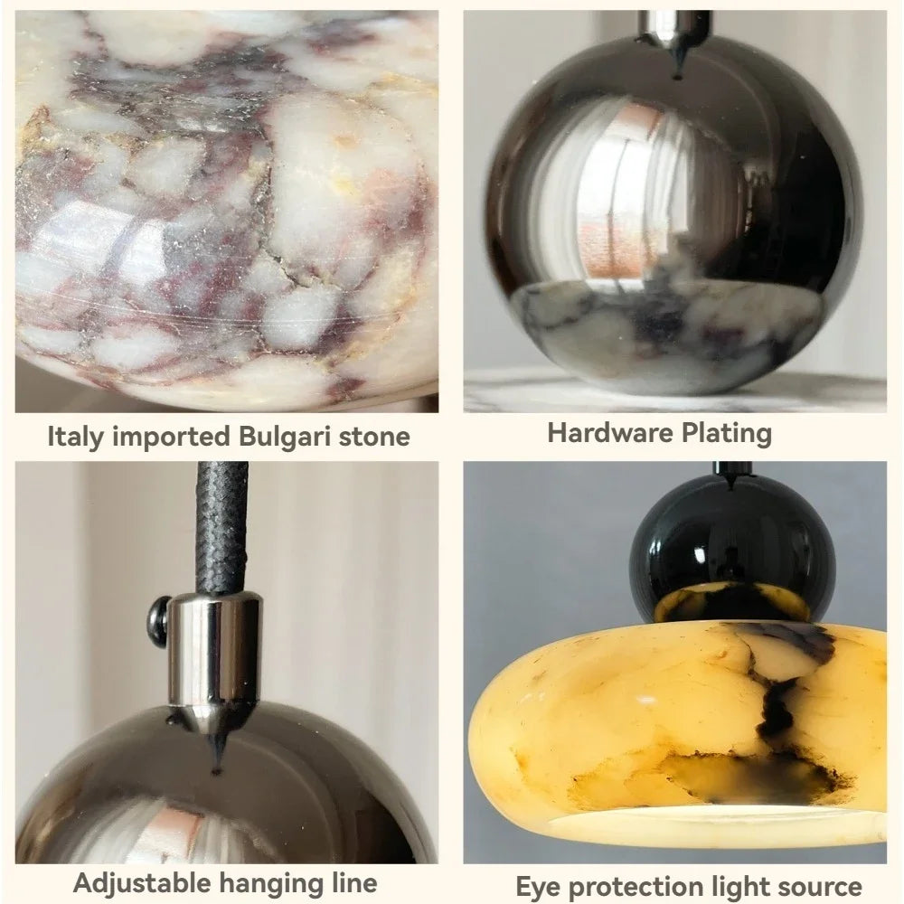 Nordic Marble Pendant Light for Bedroom & Dining