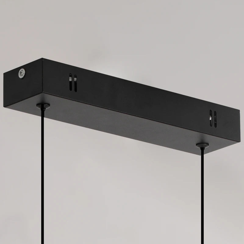 Minimalist Iron Linear Pendant Light for Dining Room