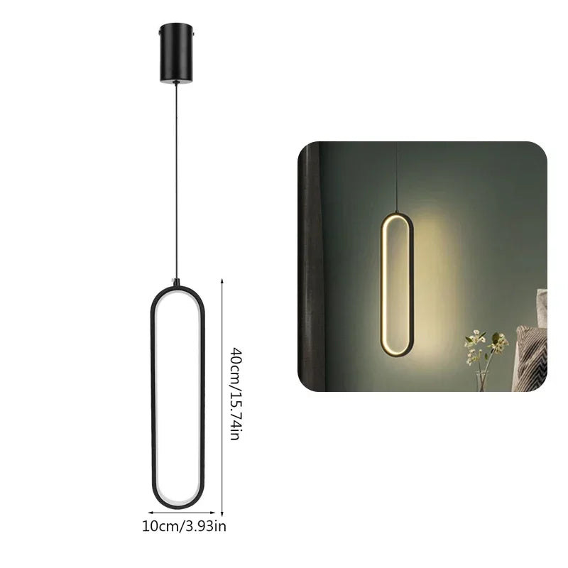 Minimalist Iron Pendant Light Nordic Design