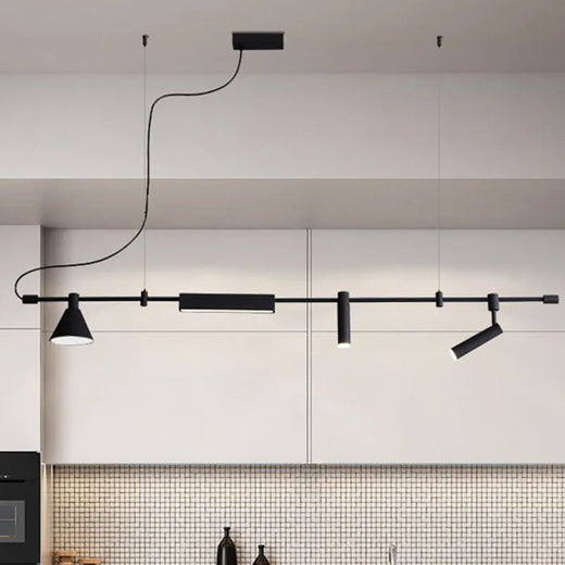 Industrial Iron Pendant Light for Dining Kitchen Bar