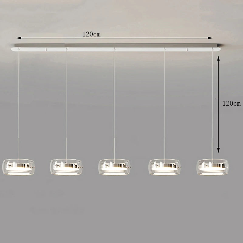 Nordic Glass Pendant Light for Dining Room