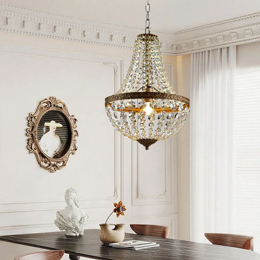 Antique Bronze Iron Chandelier Pendant Light