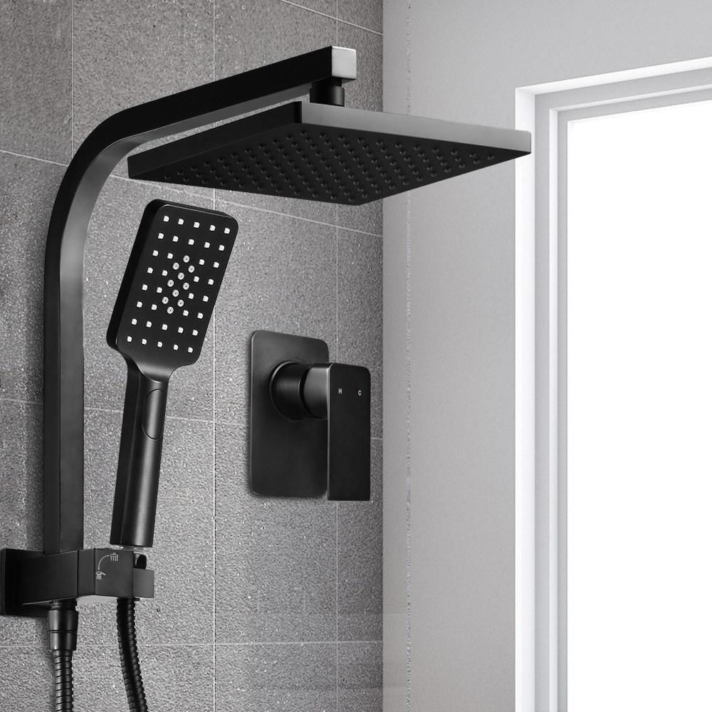 Cefito 8'' Rain Shower Head Set Handheld Round High Pressure Mixer Tap
