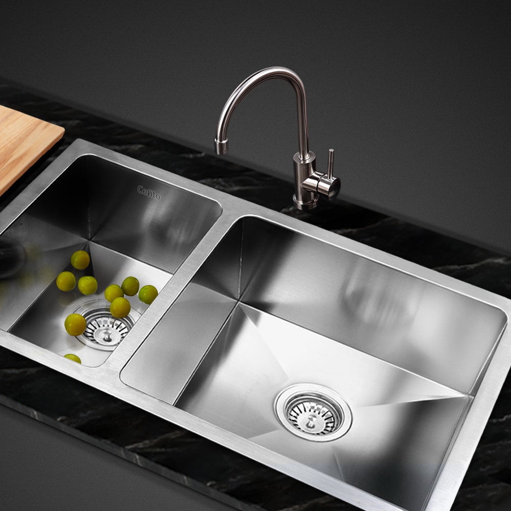 Cefito 71cm x 45cm Stainless Steel Kitchen Sink Under/Top/Flush Mount
