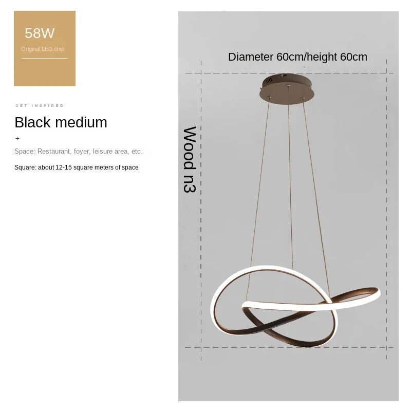 Modern LED Pendant Light for Dining Room