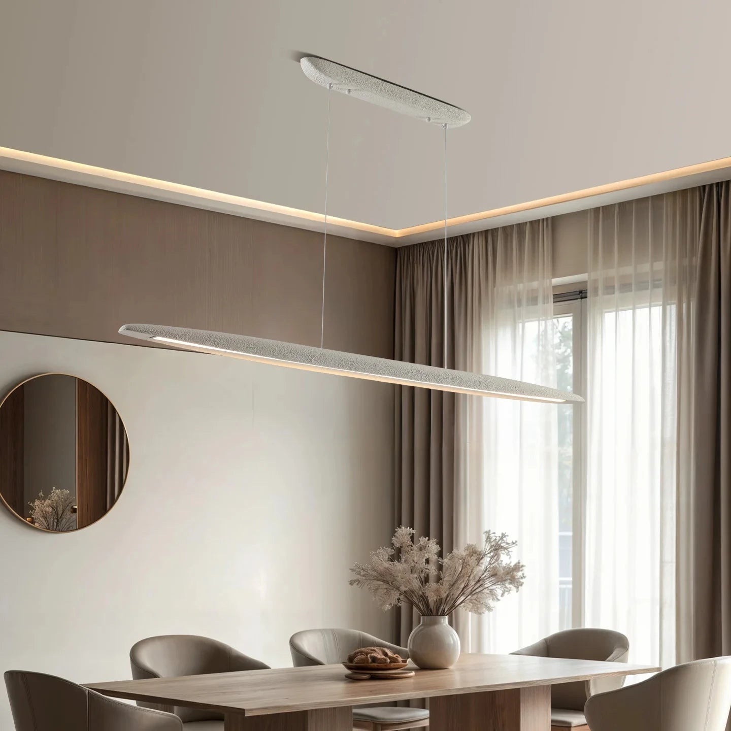 Minimalist Iron Pendant Light for Dining Room