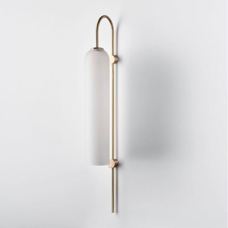 Creative Minimalist Glass Bedroom Bedside Wall Lamp