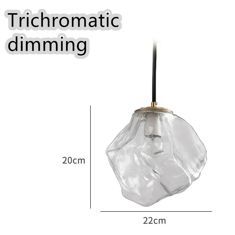 Minimalist Art Ice Cube Restaurant Chandelier Personality Creative