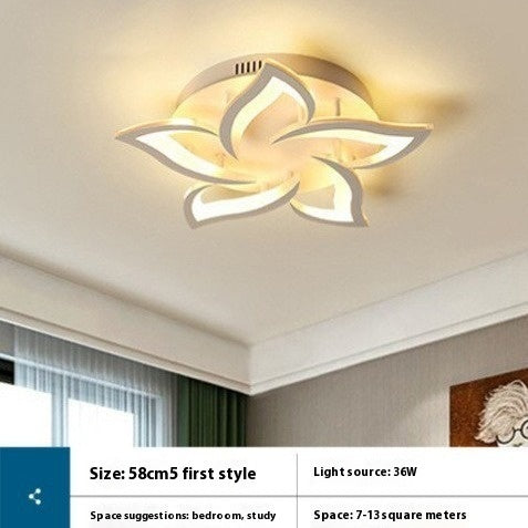 Led Living Room Ceiling Lamp Modern Minimalist Creative Bedroom Light