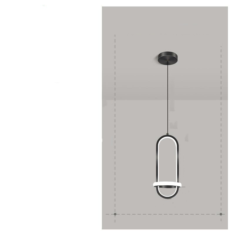 Modern LED Aluminum Ceiling Light Bedroom Pendant
