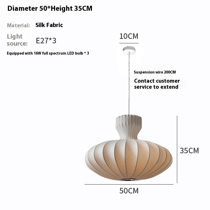 Vintage Silk Bed Breakfast New Chinese-style Chandelier